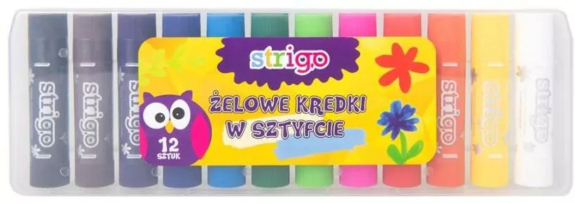 Kredki żelowe 12 kolorów - tantis.pl