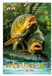 Kalendarz 2026 A3 ścienny jednostronny wędkarski
