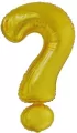 Balon foliowy znak ? złoty 53x86cm - tantis.pl