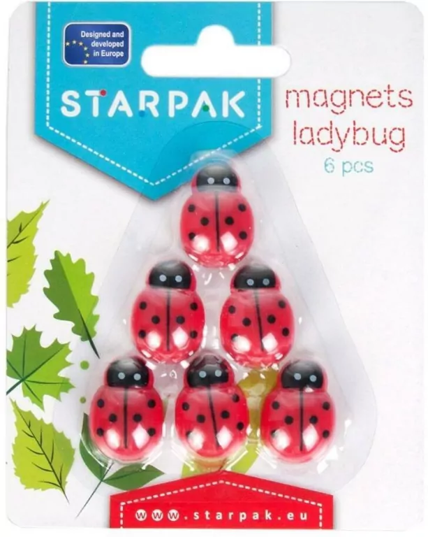 Magnesy. Biedronki 6 sztuk - tantis.pl
