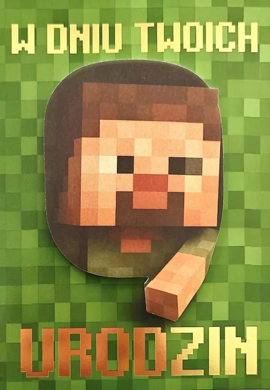 Karnet Urodziny gry komputerowe - tantis.pl