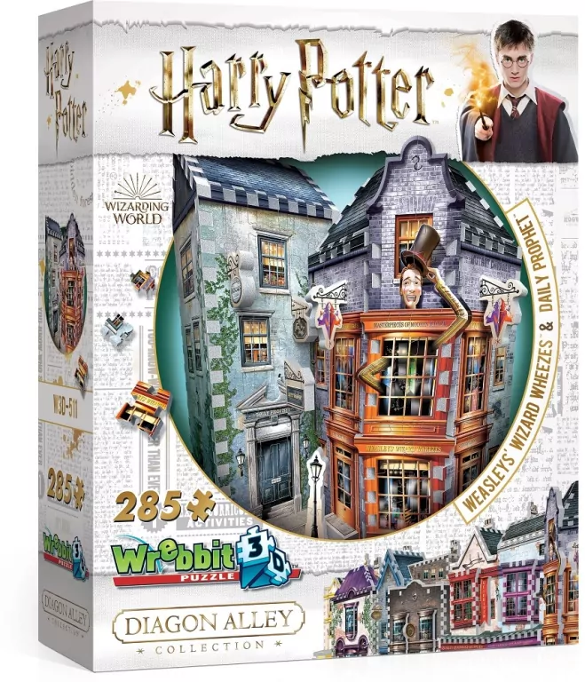 Puzzle 3D 285 el. Harry Potter Weasley's Wizzard Wheezes - tantis.pl