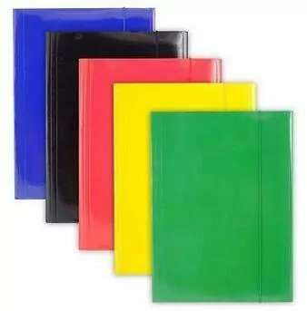 Teczka z gumką A4 Plus Top. Niebieska - tantis.pl