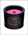 Świeczka sojowa Coconut and Figs czarna 170g - tantis.pl