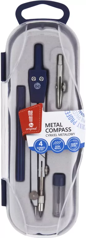 MemoBe. Cyrkiel szkolny, 4 elementy - tantis.pl