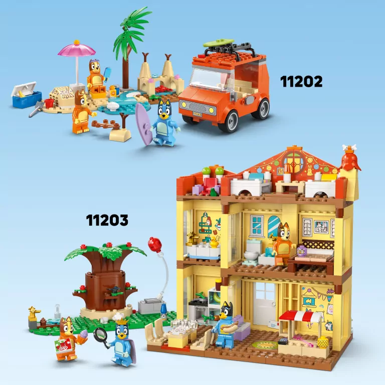 LEGO® Bluey. Blue i Łatka na placu zabaw 11201 - tantis.pl
