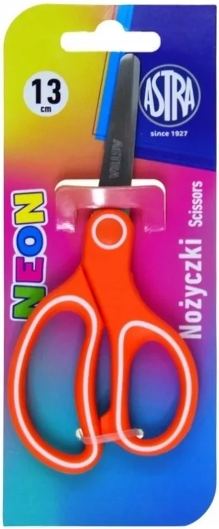 Nożyczki ergonomiczne Astrapen Neon 13 cm - tantis.pl