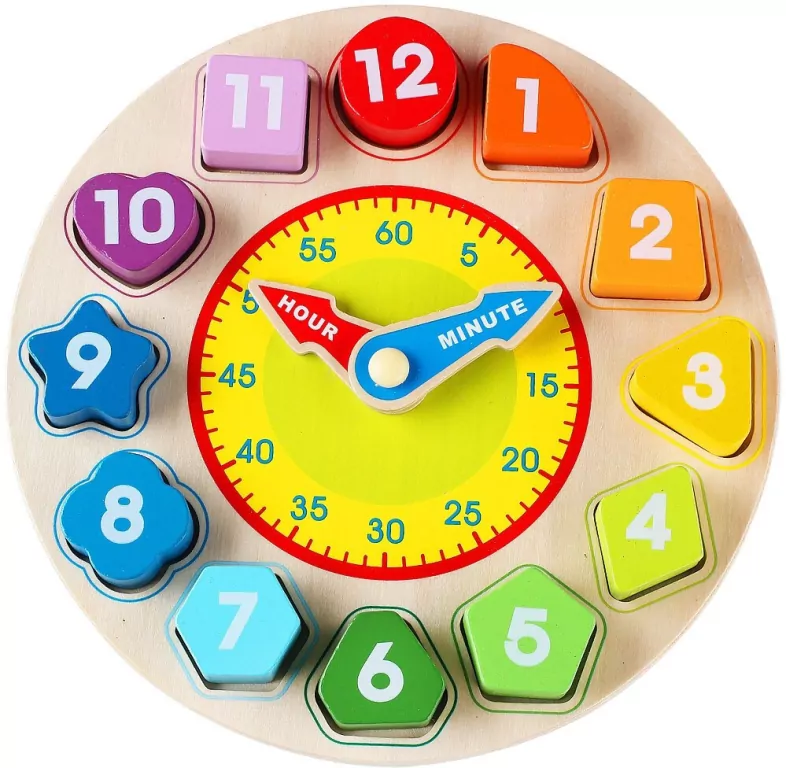 Pomysłowy skrzat. Drewniany zegar - tantis.pl