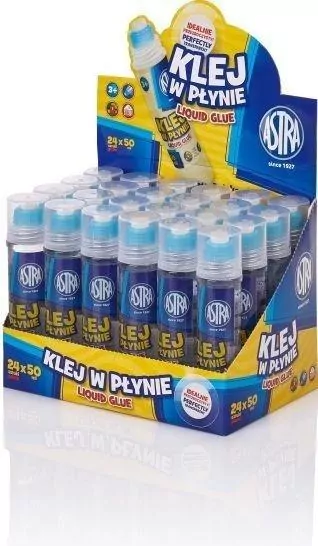 Klej w płynie liquid glue 50 ml. 24 sztuki - tantis.pl