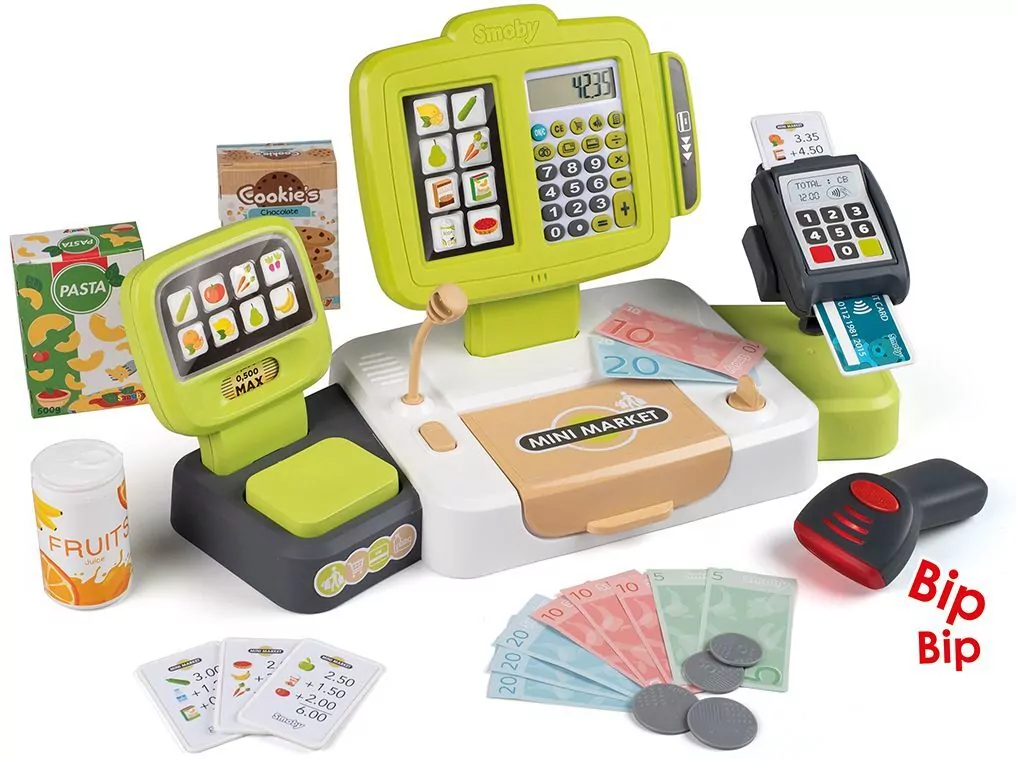 Kasa elektroniczna duża ze skanerem - tantis.pl
