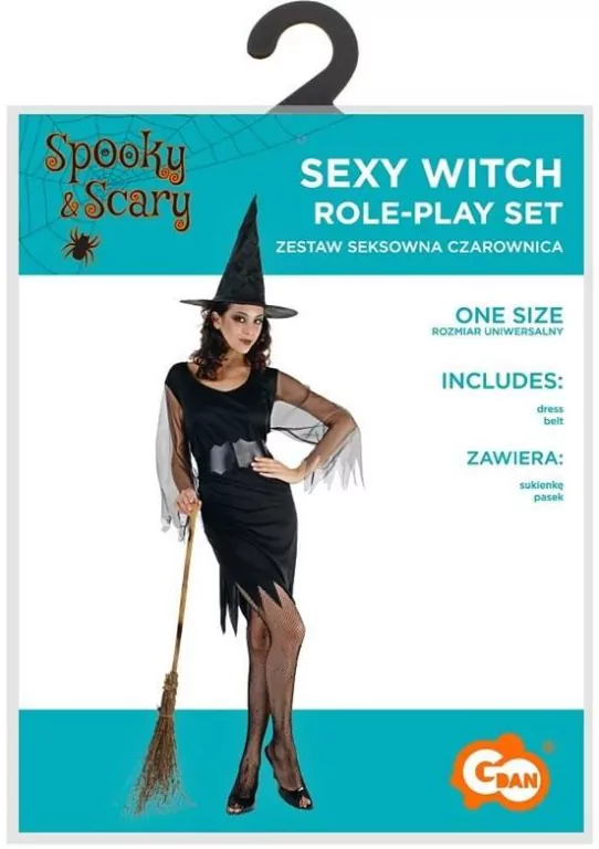 Strój dla dorosłych Seksowna Czarownica rozm. uniw - tantis.pl