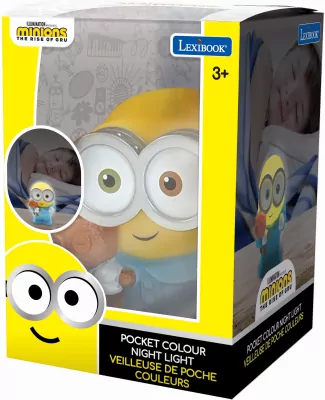 Lampka nocna zmieniająca kolor Minionki