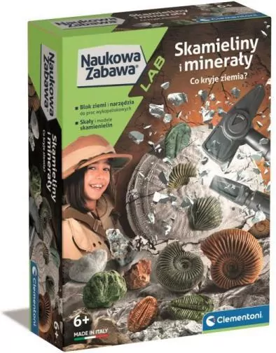 Naukowa zabawa. Skamieliny i minerały - tantis.pl