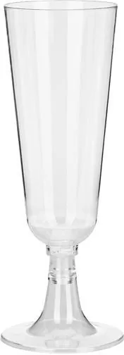 Kieliszki plastikowe do szampana 150ml - tantis.pl