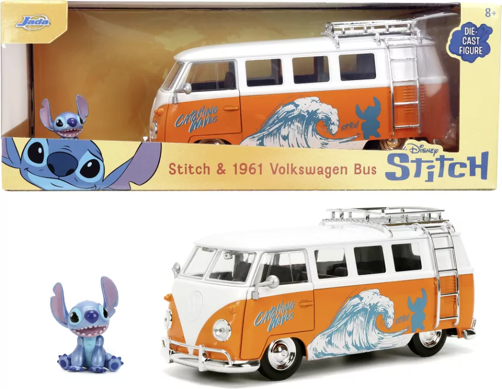 Jada Stitch Metal poj VW Bus 1961+fig - tantis.pl