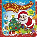 Kolorowanki naklejki Zima - tantis.pl