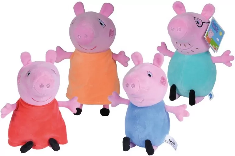 Świnka Peppa. Maskotki pluszowe 16-20cm mix - tantis.pl