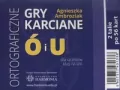 Ortograficzne gry karciane Ó i U dla klas 4-8 - tantis.pl