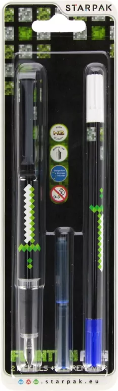 Pióro wieczne 2 naboje + wymazywacz Pixel Game - tantis.pl