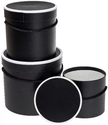 Pudełko Flower Box czarny ROZETTE