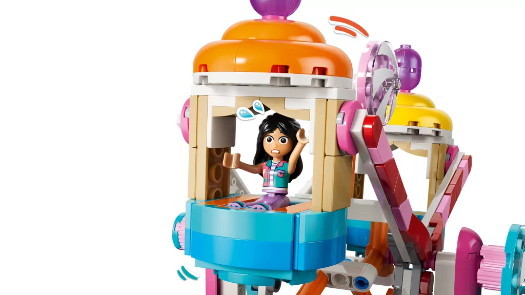 LEGO® Cukierkowo-babeczkowy diabelski młyn 42700 - tantis.pl