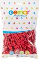 Balony Gemar rurki włoskie czerwone 5cm - tantis.pl