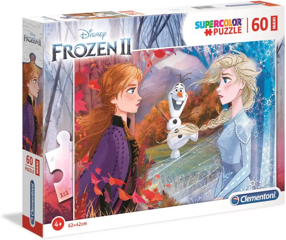 Puzzle 60. Maxi. Super Kolor. Frozen 2. 26452 - tantis.pl