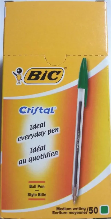 Długopis Cristal Original zielony (50szt) BIC - tantis.pl