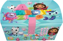 Pudełko na biżuterię z kodem i efektami dźwiękowymi. Koci Domek Gabi Z Lusterkiem