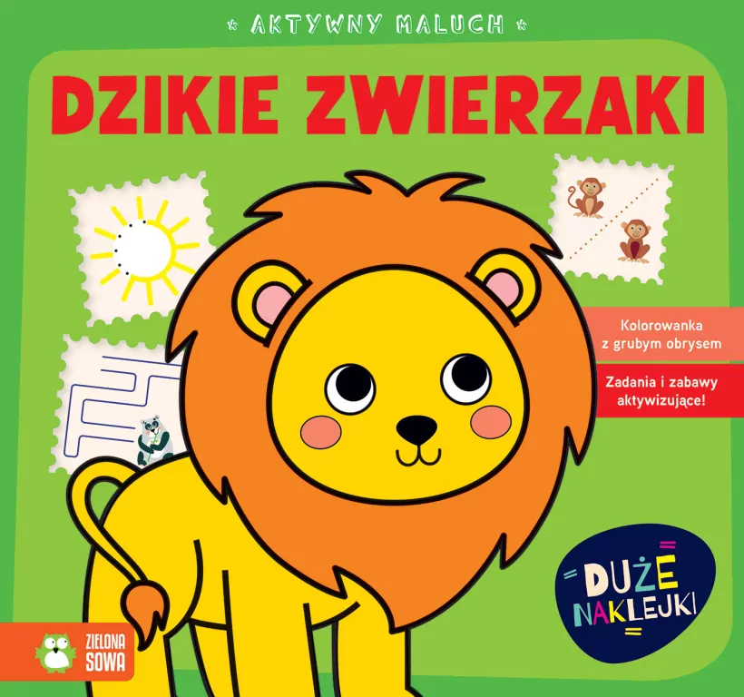 Aktywny maluch. Dzikie zwierzaki - tantis.pl