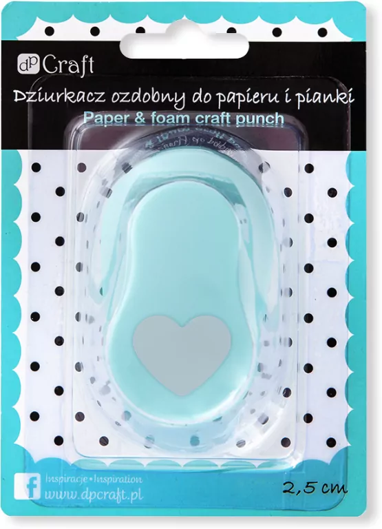 Dziurkacz ozdobny. Serce, 2,5cm - tantis.pl