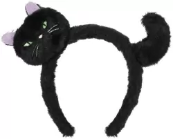 Opaska Kot 23,5x18cm czarny