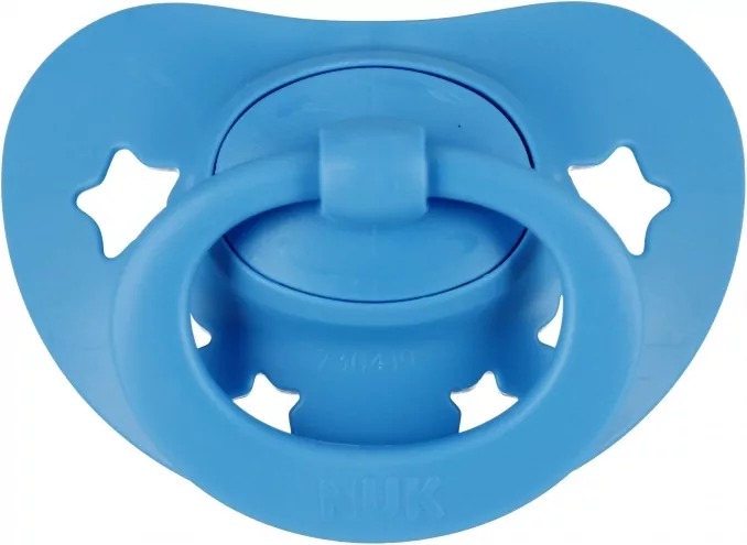 NUK. Signature. Smoczki. 18-36 miesięcy. Niebieski i ufo - tantis.pl