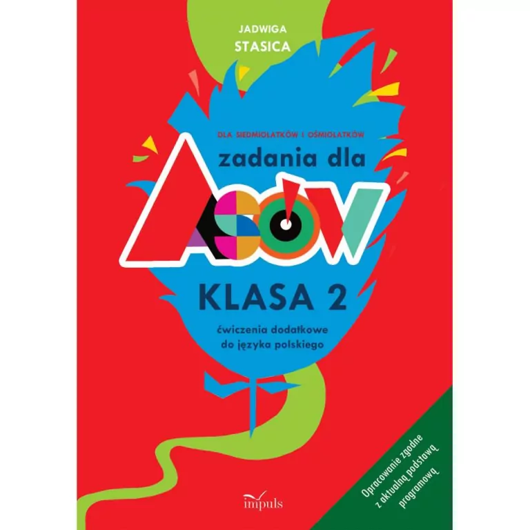 Zadania dla Asów. Klasa 2. Ćwiczenia dodatkowe do języka polskiego dla siedmiolatków i ośmiolatków - tantis.pl