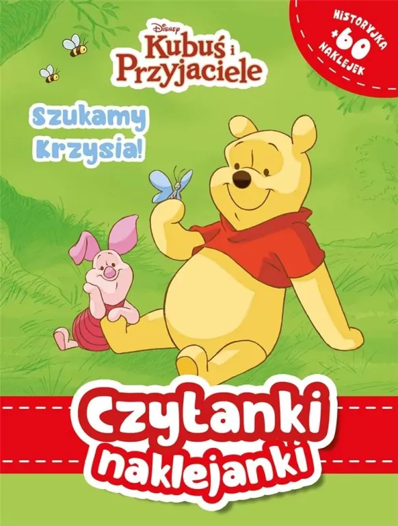Czytanki naklejanki. Szukamy Krzysia. Disney Kubuś i Przyjaciele - tantis.pl