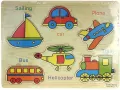 Puzzle drewniane Pojazdy - tantis.pl