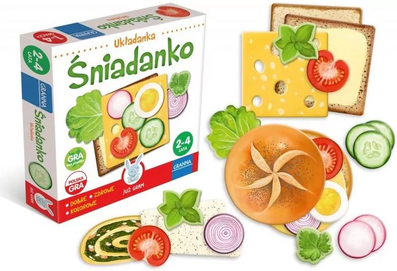 Śniadanko. Układanka - tantis.pl