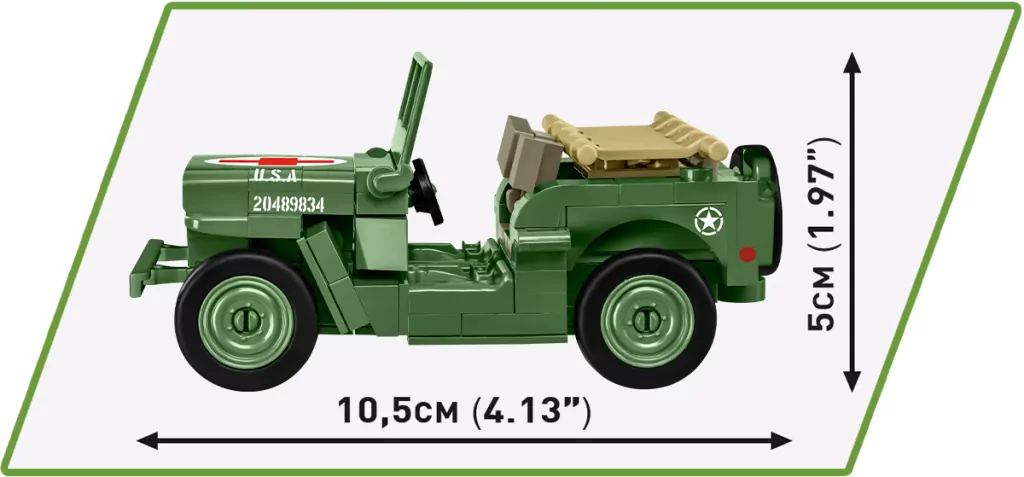 Cobi. Historical Collection Medical Willys MB - tantis.pl