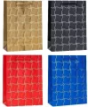 Torebka ozdobna 18x24x8cm hot-stamp mix ROZETTE - tantis.pl