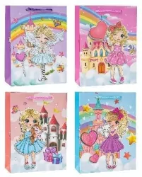 Torebka Pop-Up 3D Girl 26x32x10cm mix ROZETTE