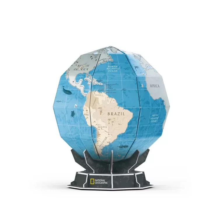 Cubic Fun. Puzzle 3D. National Geographic. Globus - tantis.pl