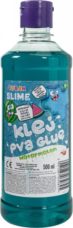 Tuban. Klej turkusowy PVA 500ml - tantis.pl