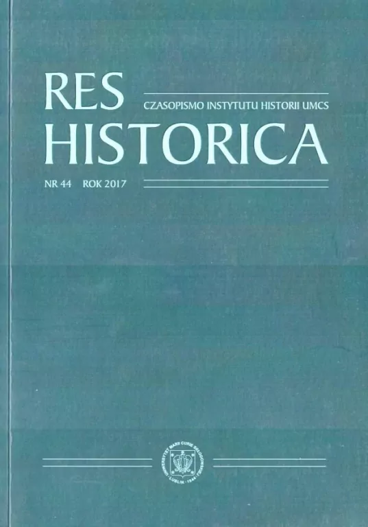 Res Historica T.44 - tantis.pl