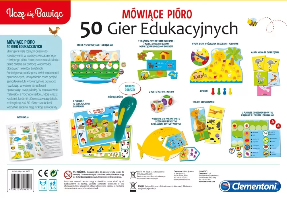 Mówiące Pióro. 50 Gier Edukacyjnych - tantis.pl