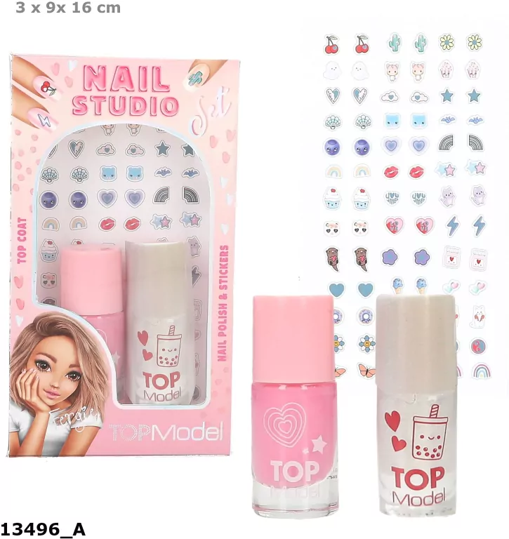 Zestaw do ozdabiania paznokci Top Model BEAUTY&ME 13496A - tantis.pl
