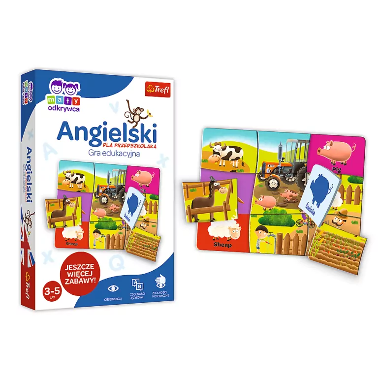 Angielski dla przedszkolaka. Gra edukacyjna - tantis.pl