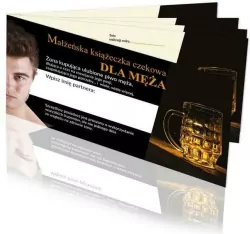 Małżeńska książeczka czekowa. Dla męża