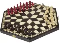 Szachy 3-osobowe drewniane - tantis.pl