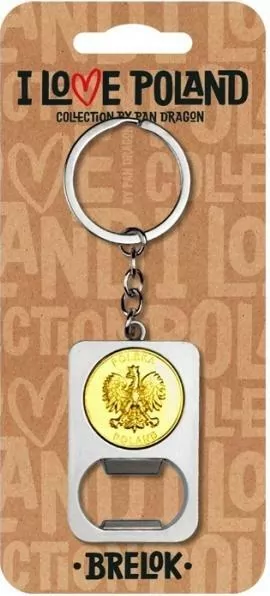 Brelok I love Poland: Polska - tantis.pl