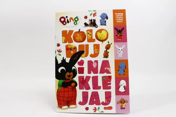 Bing. Koloruj i naklejaj 2 - tantis.pl